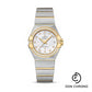 Omega Constellation Co-Axial Watch - 27 mm Steel Case - Diamond-Set Yellow Gold Bezel - Mother-Of-Pearl Dial - 123.25.27.20.55.007