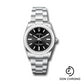 Rolex Oyster Perpetual 34 Watch - Domed Bezel - Black Index Dial - Oyster Bracelet - 124200 bkio