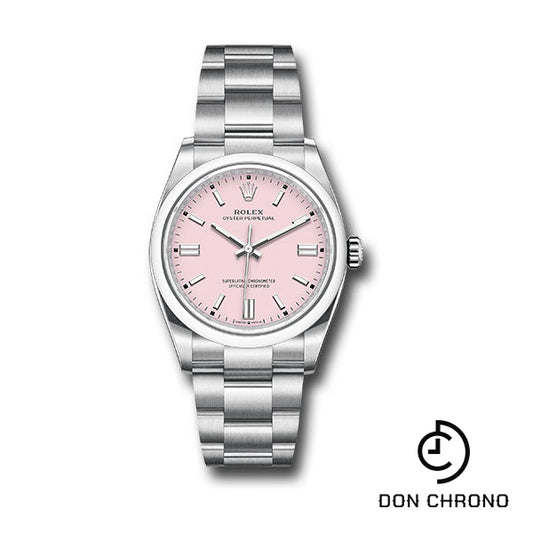 Rolex Oyster Perpetual 36 Watch - Domed Bezel - Candy Pink Index Dial - Oyster Bracelet - 126000 cpio