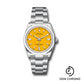 Rolex Oyster Perpetual 36 Watch - Domed Bezel - Yellow Index Dial - Oyster Bracelet - 126000 yio