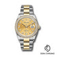 Rolex Yellow Rolesor Datejust 36 Watch - Diamond Bezel - Champagne Jubilee Diamond Dial - Oyster Bracelet - 126283rbr chjdo