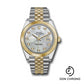 Rolex Steel and Yellow Gold Rolesor Datejust 41 Watch - Smooth Bezel - Mother-of-Pearl Diamond Dial - Jubilee Bracelet - 126303 mdj