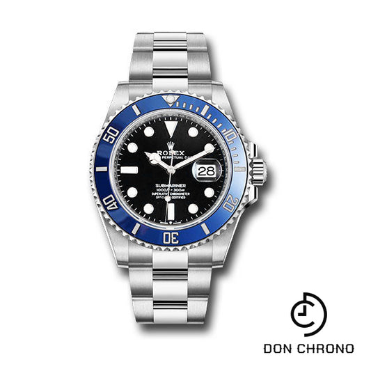 Rolex White Gold Submariner Date Watch - The Blueberry - Blue Bezel - Black Dial - 126619LB