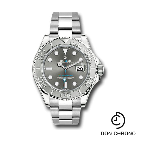 Rolex Steel and Platinum Yacht-Master 40 Watch - Dark Rhodium Dial - 3235 Movement - 126622 dkrh