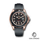 Rolex Everose Gold Yacht-Master 40 Watch - Black Dial - Oysterflex Strap - 126655 bk