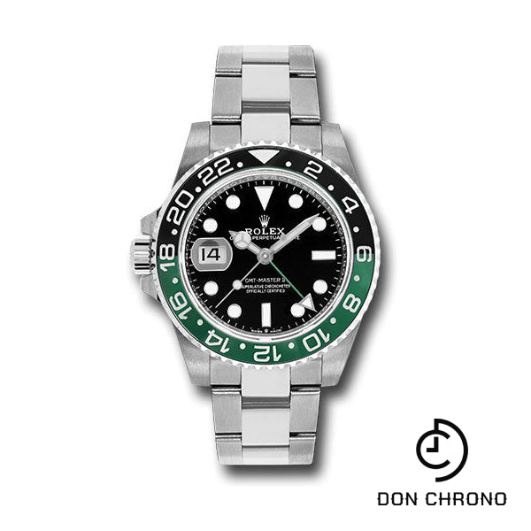 Rolex Oystersteel GMT-Master II Watch - Bidirectional Rotatable 24-Hour Graduated Bezel - 126720vtnr bko