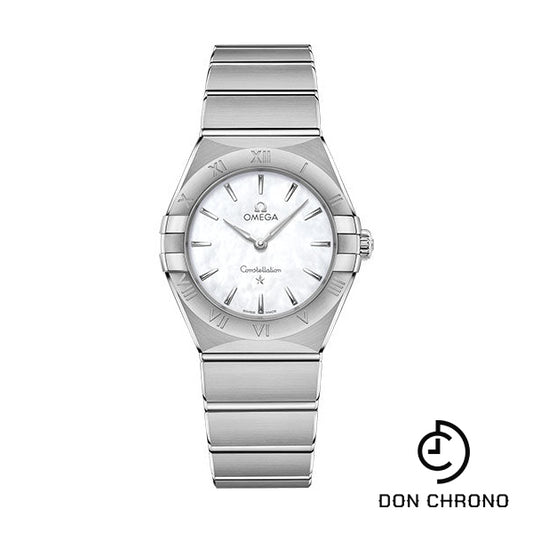 Omega Constellation Manhattan Quartz Watch - 28 mm Steel Case - Mother-Of-Pearl Dial - 131.10.28.60.05.001