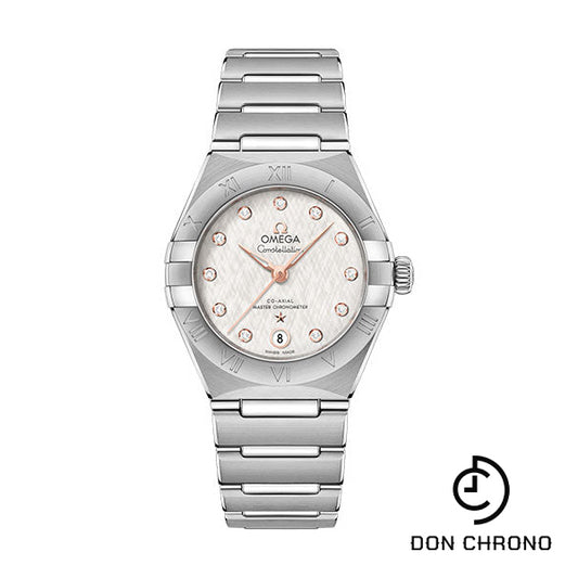 Omega Constellation Manhattan Co-Axial Master Chronometer Watch - 29 mm Steel Case - Cream Silvery Dial - 131.10.29.20.52.001