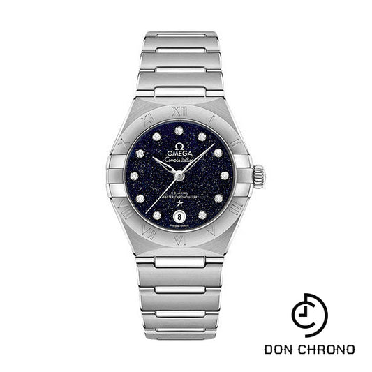 Omega Constellation Omega Co-Axial Master Chronometer - 29 mm Steel Case - Blue Glass Diamond Dial - 131.10.29.20.53.001