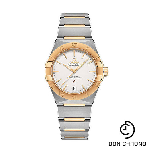 Omega Constellation OMEGA Co-Axial Master Chronometer - 36 mm Steel And Yellow Gold Case - Silvery Dial - 131.20.36.20.02.002