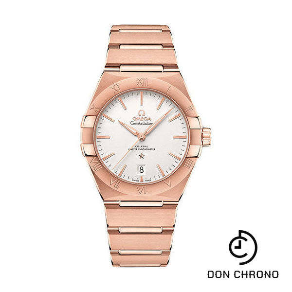 Omega Constellation OMEGA Co-Axial Master Chronometer - 39 mm Sedna Gold Case - Opaline Silvery Dial - 131.50.39.20.02.001