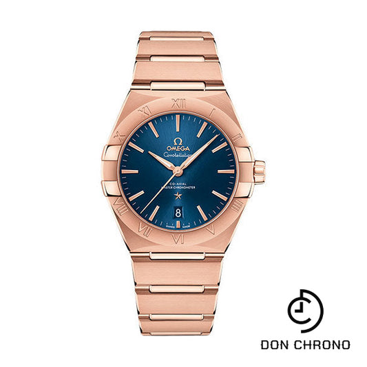 Omega Constellation OMEGA Co-Axial Master Chronometer - 39 mm Sedna Gold Case - Blue Dial - 131.50.39.20.03.001