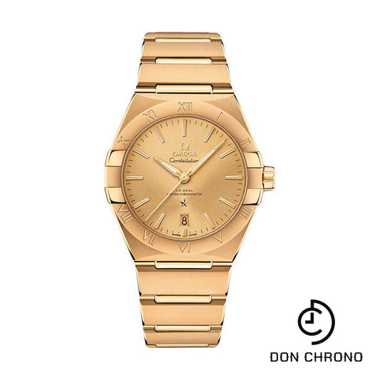 Omega Constellation OMEGA Co-Axial Master Chronometer - 39 mm Yellow Gold Case - Champagne Dial - 131.50.39.20.08.001