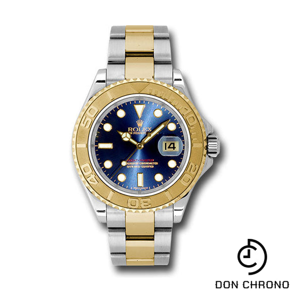 Rolex Steel and Yellow Gold Yacht-Master 40 Watch - Blue Dial - 16623 b