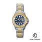 Rolex Steel and Yellow Gold Lady Yacht-Master 29 Watch - Blue Dial - 169623 b