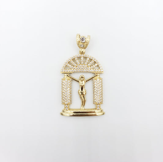 14K Gold- Jesus Crucifixion Pendant