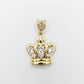 14K Gold- Crown Pendant