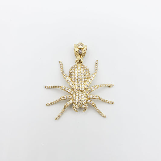 14K Gold- Spider Pendant