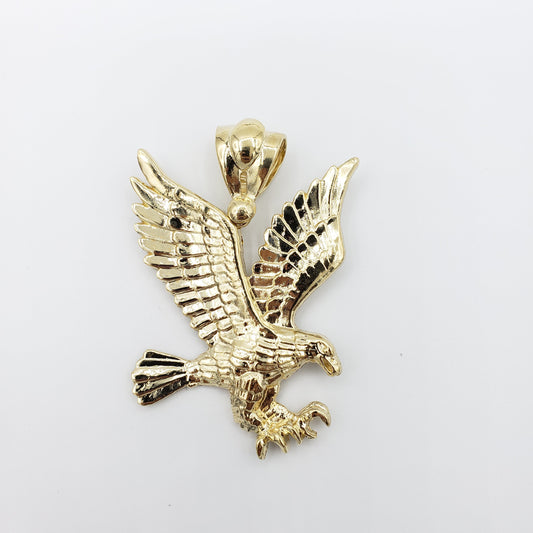 14K Gold- Eagle Pendant (All Gold)