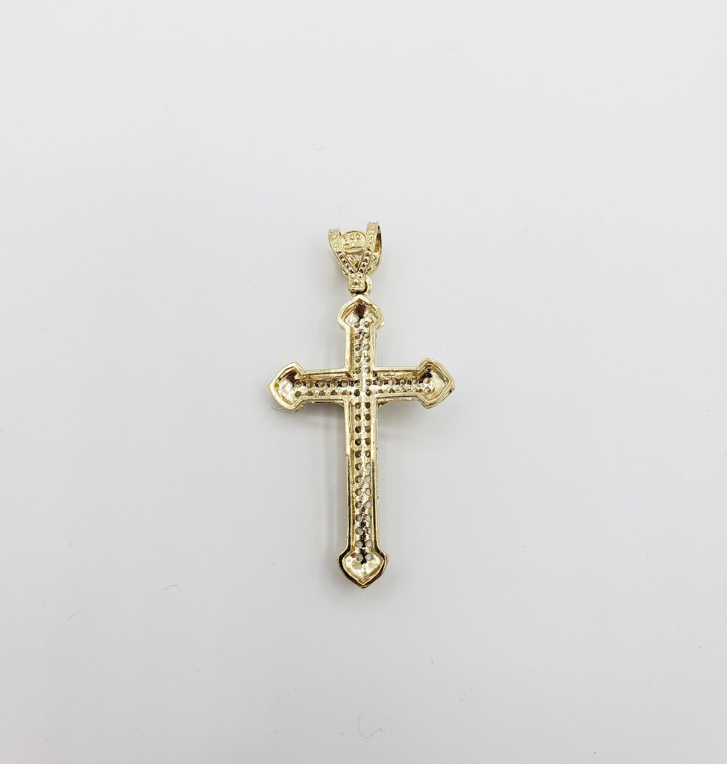 14K Gold- Jesus Arrow Cross Pendant