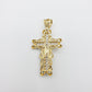 14K Gold- Jesus Vine Cross Pendant