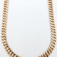 14K- Gold Diamond Miami Cuban Rose Gold Chain (185 Grams)