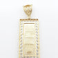 14K Gold- Gold Bar Pendant