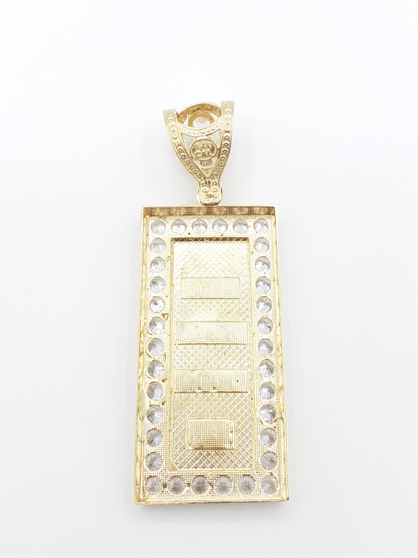 14K Gold- Gold Bar Pendant