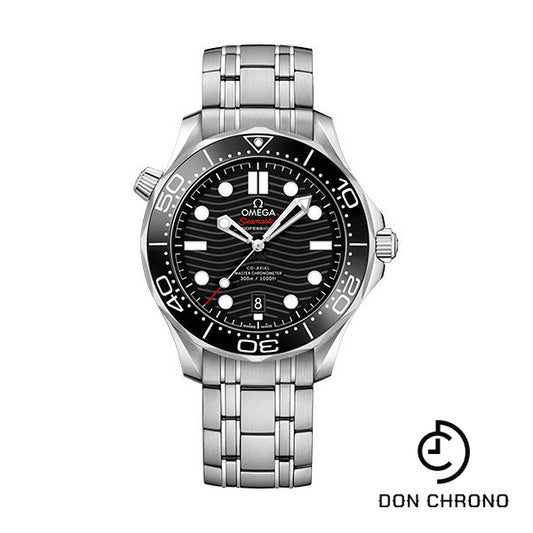 Omega Seamaster Diver 300M Co-Axial Master Chronometer Watch - 42 mm Steel Case - Unidirectional Bezel - Black Ceramic Dial - 210.30.42.20.01.001