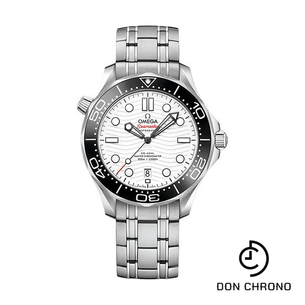 Omega Seamaster Diver 300M Omega Co-Axial Master Chronometer - 42 mm Steel Case - White Dial - 210.30.42.20.04.001