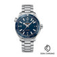 Omega Planet Ocean 600M Co-Axial Master Chronometer Watch - 39.5 mm Steel Case - Unidirectional Blue Cermaic Bezel - Blue Dial - 215.30.40.20.03.001