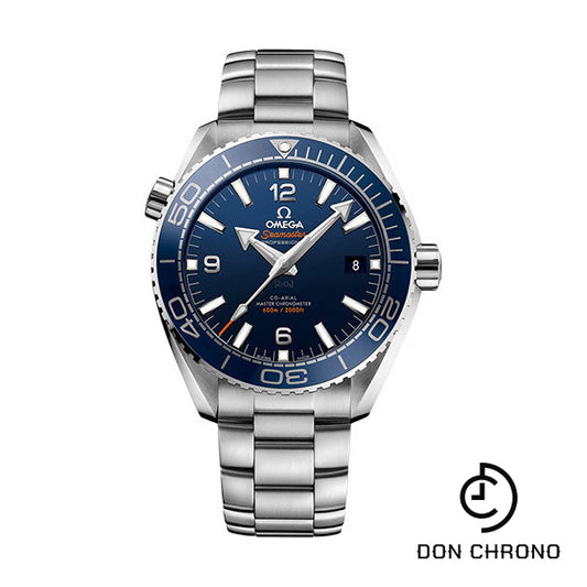 Omega Planet Ocean 600 M Omega Co-axial Master Chronometer Watch - 43.5 mm Steel Case - Unidirectional Blue Ceramic Bezel - Blue Ceramic Dial - 215.30.44.21.03.001