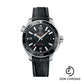 Omega Planet Ocean 600M Co-Axial Master Chronometer Watch - 39.5 mm Steel Case - Unidirectional Black Cermaic Bezel - Black Dial - Black Leather Strap - 215.33.40.20.01.001