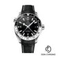 Omega Seamaster Planet Ocean 600 M Co-Axial Master Chronometer GMT Watch - 43.5 mm Steel Case - Bi-Directional Bezel - Black Ceramic Dial - Black Leather Strap - 215.33.44.22.01.001