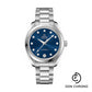 Omega Seamaster Aqua Terra 150M Co-Axial Master Chronometer Watch - 34 mm Steel Case - Glossy Midnight-Blue Diamond Dial - 220.10.34.20.53.001