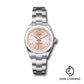 Rolex Oyster Perpetual 28 Watch - Domed Bezel - Pink Index Dial - Oyster Bracelet - 276200 pio