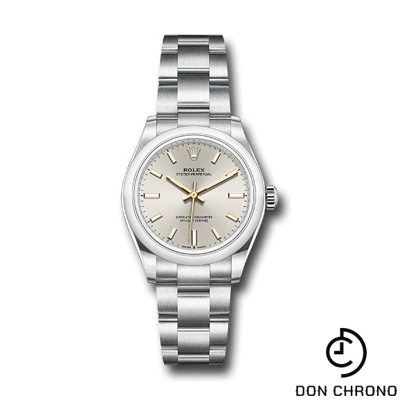 Rolex Oyster Perpetual 31 Watch - Domed Bezel - Silver Index Dial - Oyster Bracelet - 277200 sio