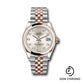 Rolex Steel and Everose Gold Datejust 31 Watch - Domed Bezel - RosŽ Diamond Dial - Jubilee Bracelet - 278241 sdj