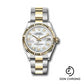 Rolex Steel and Yellow Gold Datejust 31 Watch - Fluted Bezel - Mother-of-Pearl Diamond Dial - Oyster Bracelet - 278273 mdo
