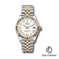 Rolex Steel and Yellow Gold Datejust 31 Watch - Fluted Bezel - White Roman Dial - Jubilee Bracelet - 278273 wrj
