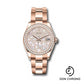 Rolex Everose Gold Datejust 31 Watch - Diamond Bezel - Diamond Paved Butterfly Dial - Oyster Bracelet - 278285RBR pmopbo