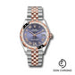 Rolex Steel and Everose Gold Datejust 31 Watch - 24 Diamond Bezel - Chocolate Diamond Roman VI Dial - Jubilee Bracelet - 278341RBR aubdr6j