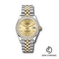 Rolex Steel and Yellow Gold Datejust 31 Watch - Diamond Bezel - Champagne Diamond Dial - Jubilee Bracelet - 278383RBR chdj