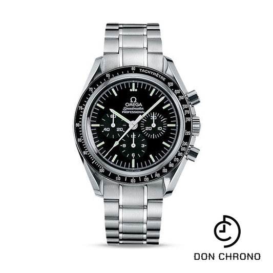 Omega Speedmaster Moonwatch Professional Watch - 42 mm Steel Case - Tachymeter Bezel - Black Dial - Extra Nato And Velcro Strap - 311.30.42.30.01.005