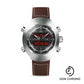 Omega Speedmaster Spacemaster Z-33 Chronograph Watch - 43 x 53 mm Titanium Case - Black Dial - Brown Leather Strap - 325.92.43.79.01.002
