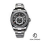 Rolex White Gold Sky-Dweller Watch - Black Arabic Dial - Oyster Bracelet - 326939 bk