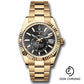 Rolex Yellow Gold Sky-Dweller Watch - Fluted Ring Command Bezel - Black Index Dial - Oyster Bracelet - 336938 bkio