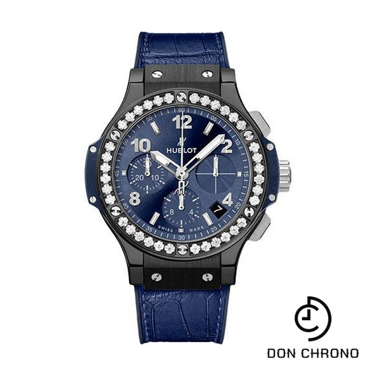 Hublot Big Bang Ceramic Blue Diamonds Watch-341.CM.7170.LR.1204