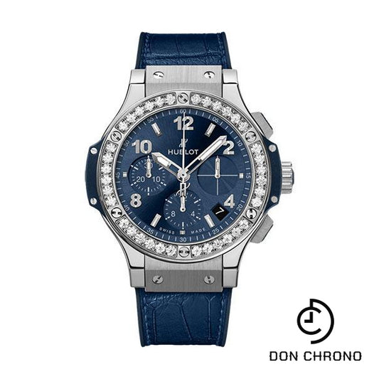 Hublot Big Bang Steel Blue Diamonds Watch - 41 mm - Blue Dial-341.SX.7170.LR.1204