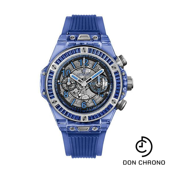 Hublot Big Bang Unico Blue Sapphire Baguettes Watch-411.JL.4809.RT.1901